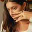 Chunky Wrap Around Heart Ring: Gold