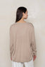 Silk & Cashmere Oversized Sweater Beige