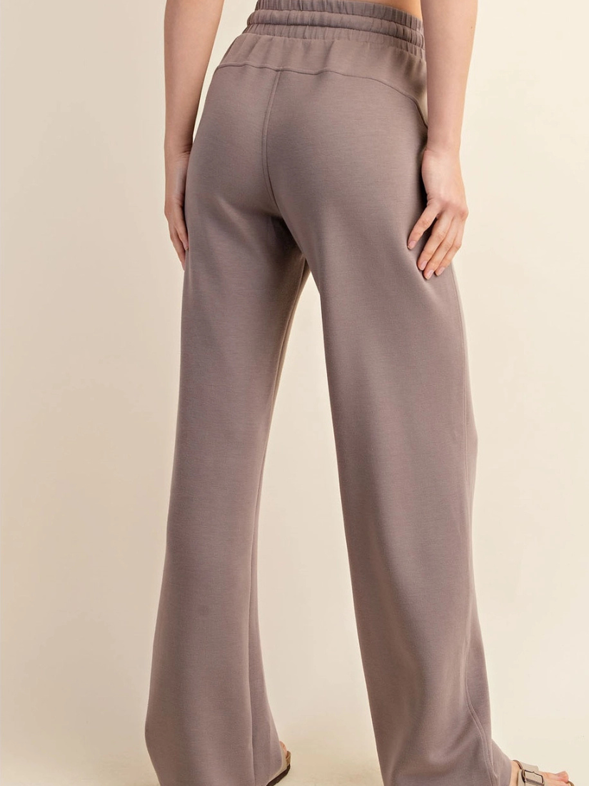 Modal Poly Scuba Pant Mocha