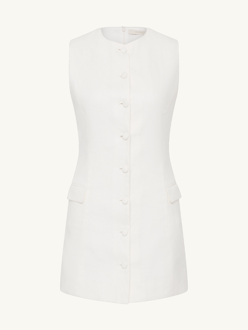 Jane Mini Dress White