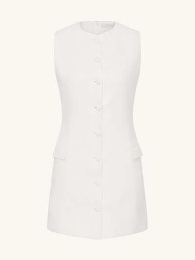 Jane Mini Dress White