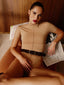 Mija Belt Brown & Gold