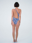 Leme Asymmetric One Piece Optic Blue