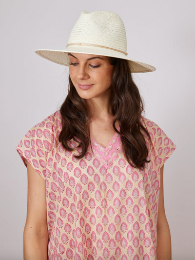 Traveler Continental Hat Bleach Tan