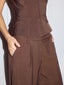 Arla Wide Leg Pant Chocolate