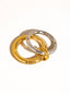 Bayard 18K Gold Non-Tarnish Multi Stack CZ Band Ring
