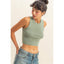 Cropped Tank Knit Top