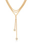 Forever Tied Lariat Necklace