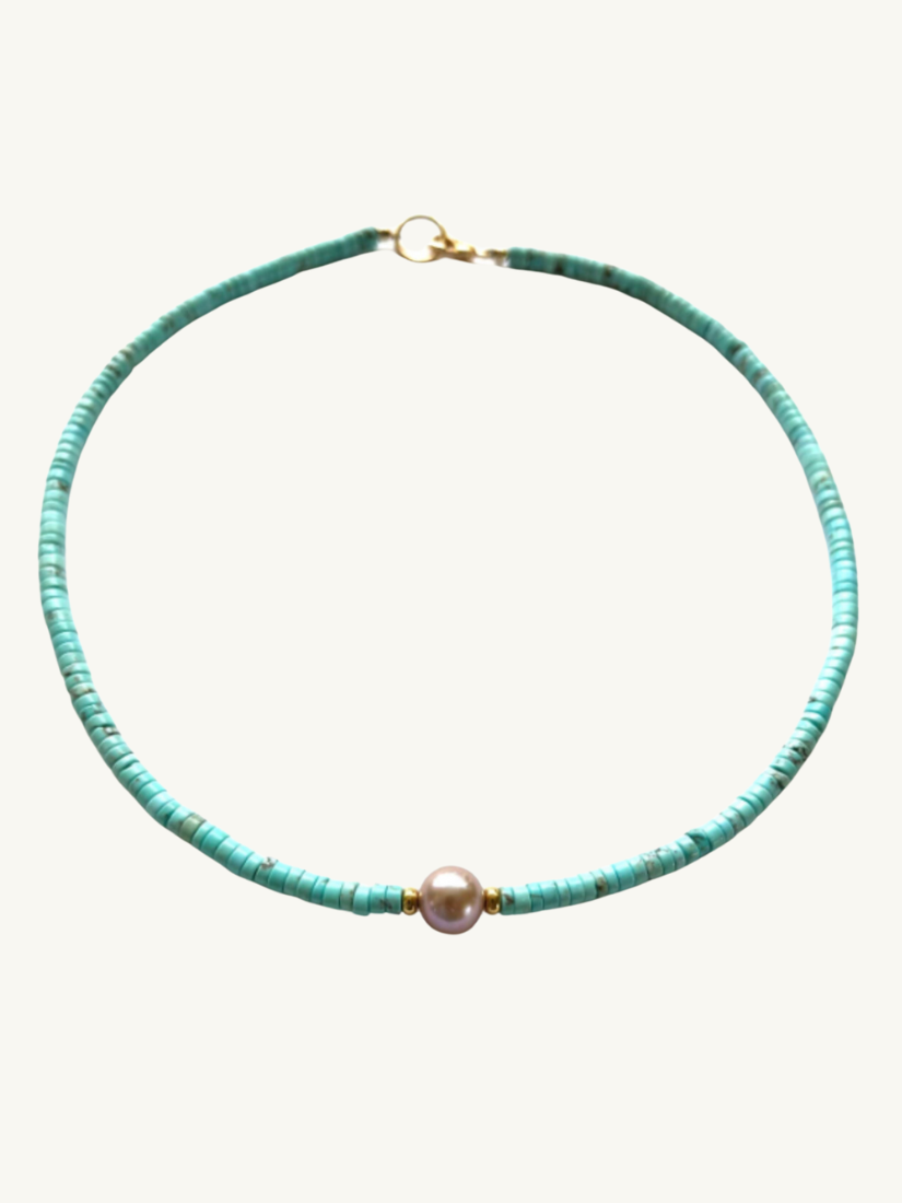 Tahiti Necklace: Turquoise
