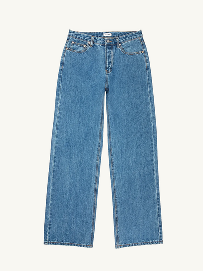 Classic Straight Jean Med Blue Wash