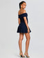 Erica Knit Dress Metallic Navy