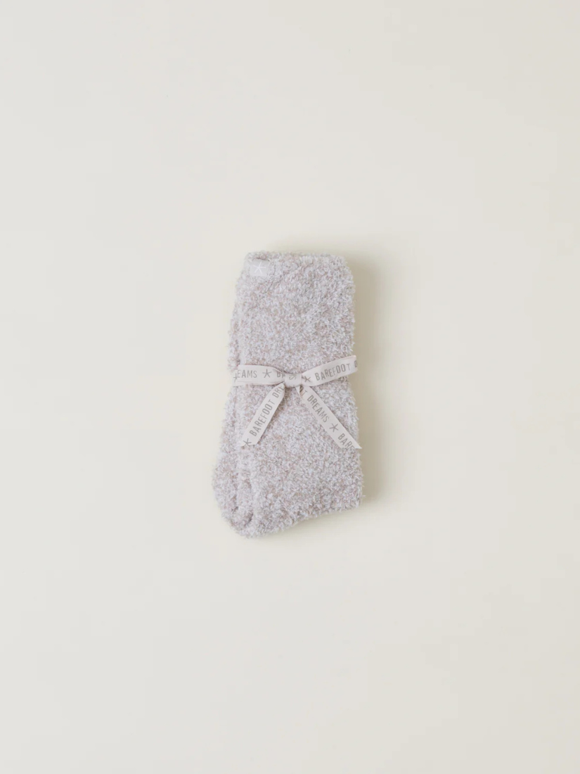 Cozychic Heathered Socks Stone White