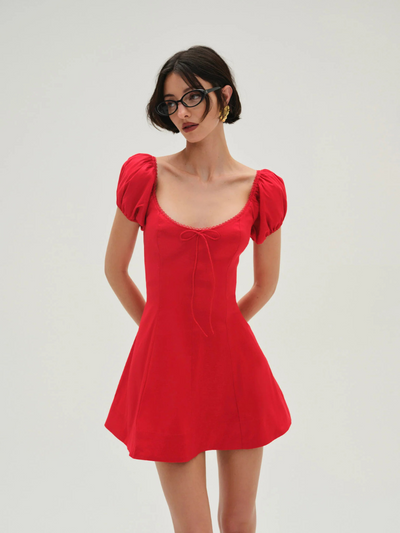 Zuri Mini Dress Red