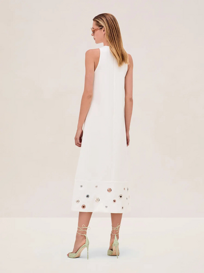 Delfin Dress Off White