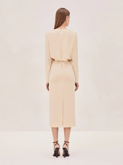 Fraser Midi Dress Cream