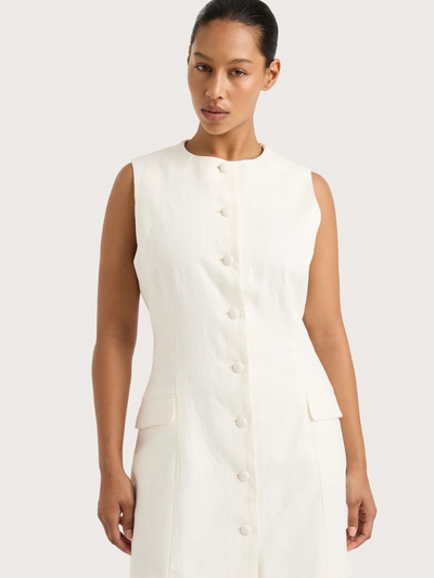 Jane Mini Dress White