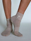 The Shortie Grip Socks Tan & Cream