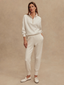 The Slim Cuff Pant 25 White