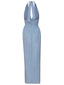 Agustina Maxi Dress Azul Huaraz