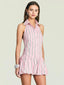 Anastacia Dress Cocoa Brown/Taffy Pink
