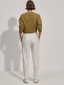 The Slim Zip Hem Pant 29.5 Ivory Marl
