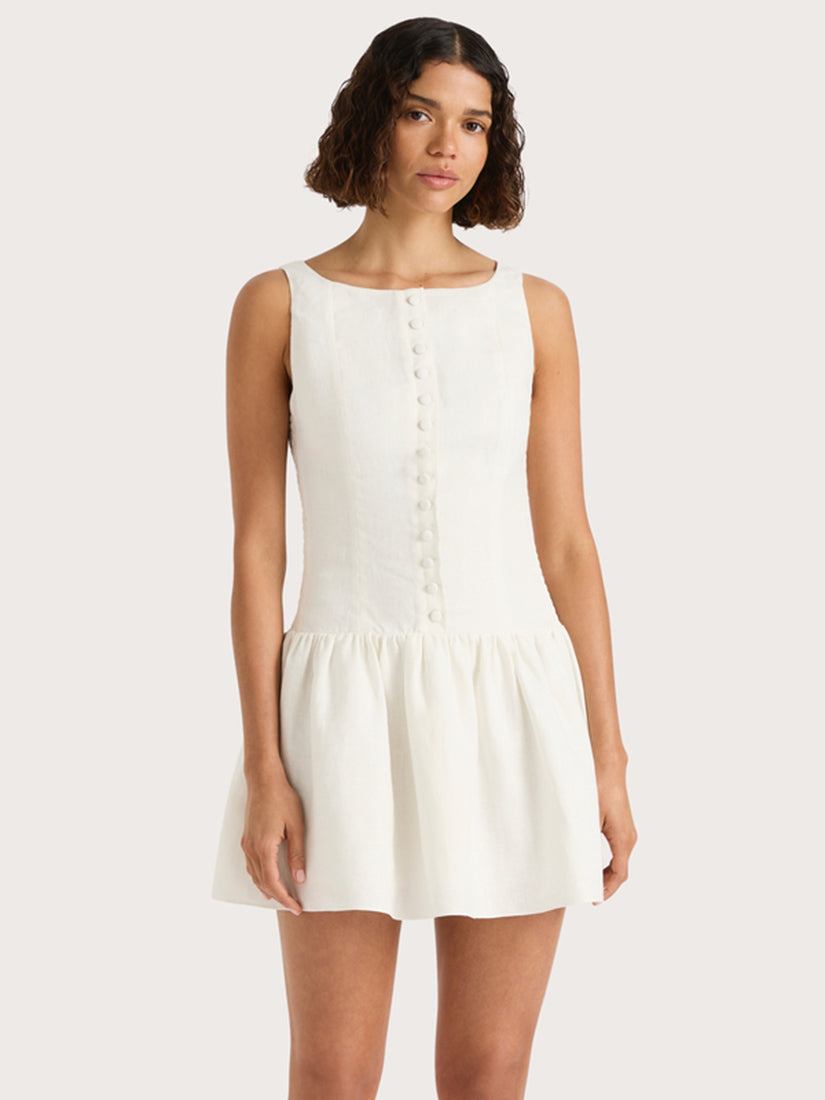 Blair Mini Dress White