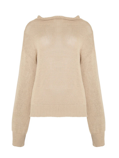 Oro Knit Sweater Stone