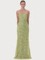 Courtney Beaded Dress Green Emerald