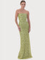 Courtney Beaded Dress Green Emerald