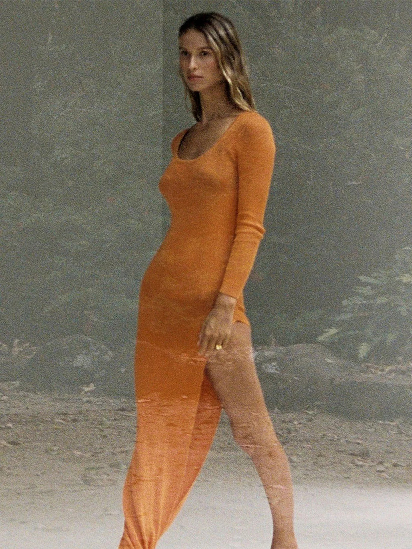 Ember Maxi Dress Orange
