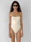 Fine Strap One Piece Ecru