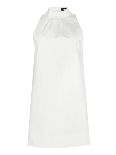 Georgie Poplin  Dress White