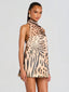 Glindy Dress Melting Animal Print