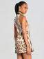 Glindy Dress Melting Animal Print