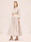 Havara Skirt Tan/White