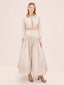 Havara Skirt Tan/White