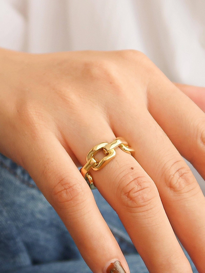 Brooklyn 18K Gold Stack Braided  Ring