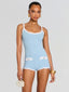 Jacquette Romper Metallic Glace/White