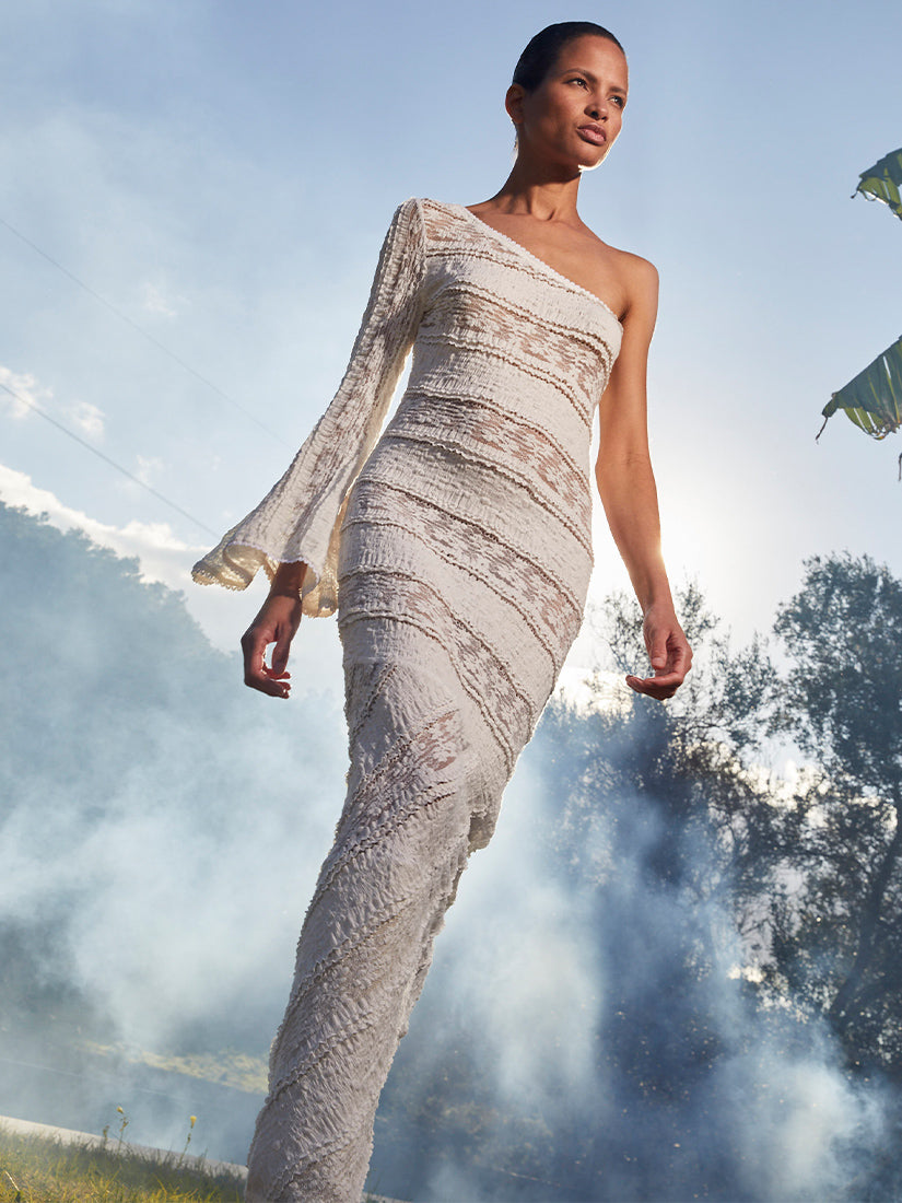 Lora Dress White