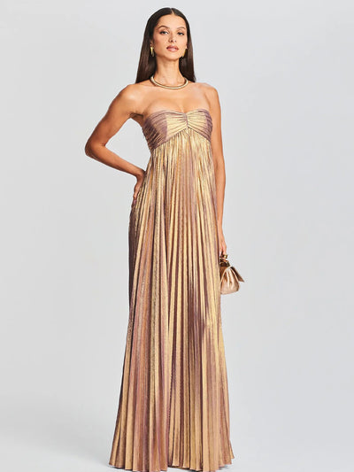 Lyanna Dress Purple/Gold