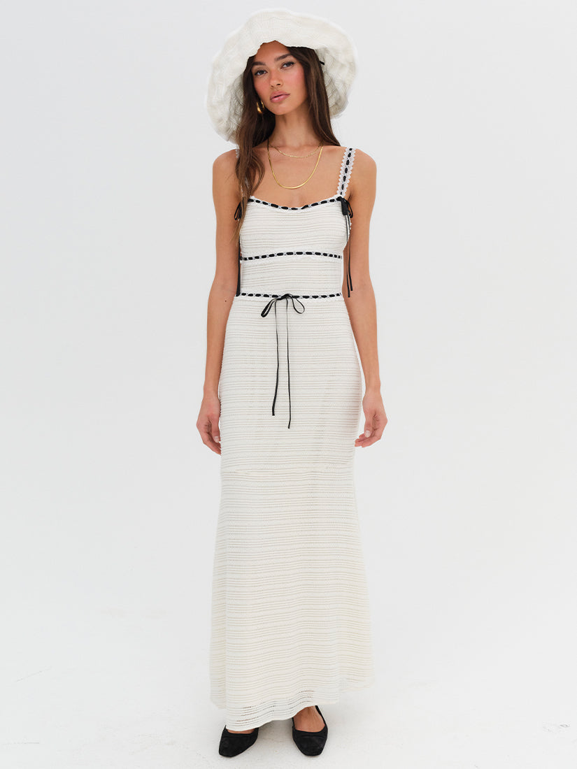 Mayfair Maxi Dress White