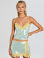 Morgen Skirt Yuzu Lace/Mint Body
