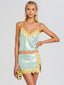 Morgen Skirt Yuzu Lace/Mint Body