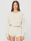 Mini Track Short Light Heather Grey