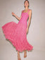 Mireva Long Dress Fuschia