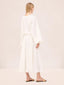 Morocco Knot Emb Kaftan Ivory
