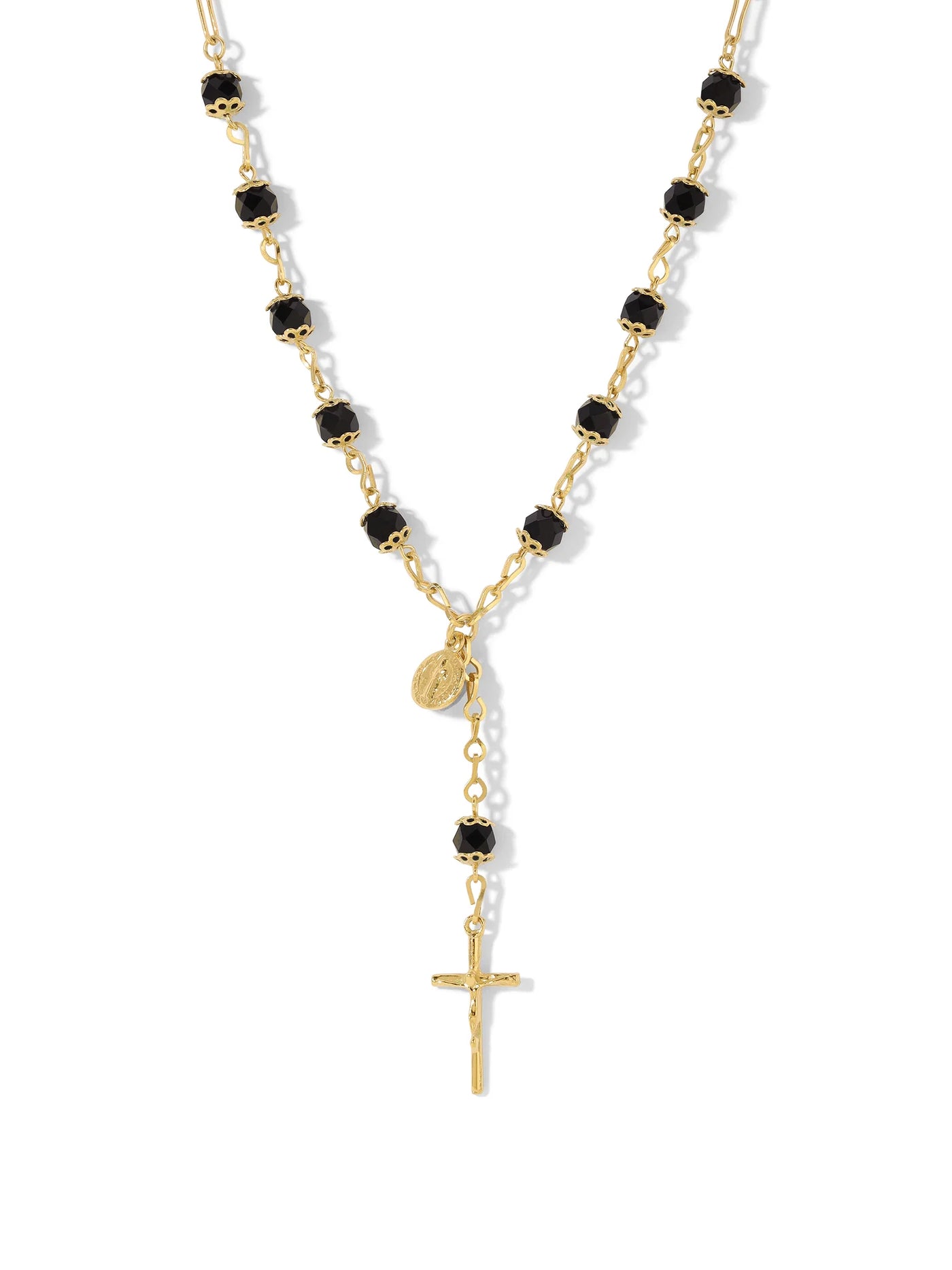 Nora Rosary Gold