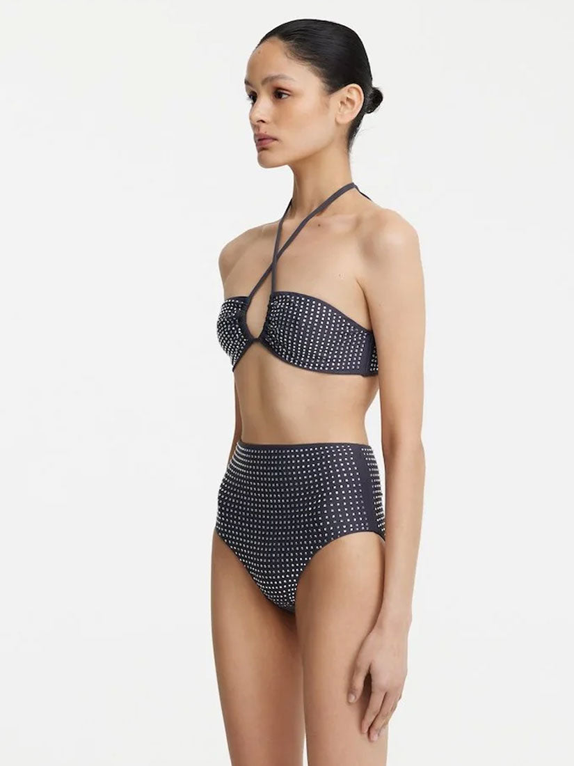 Freja High Brief Charcoal