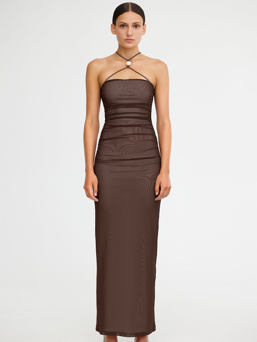 Nina Dress Chocolate