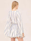 Palmari Knot Emb. Dress Blue/Ivory